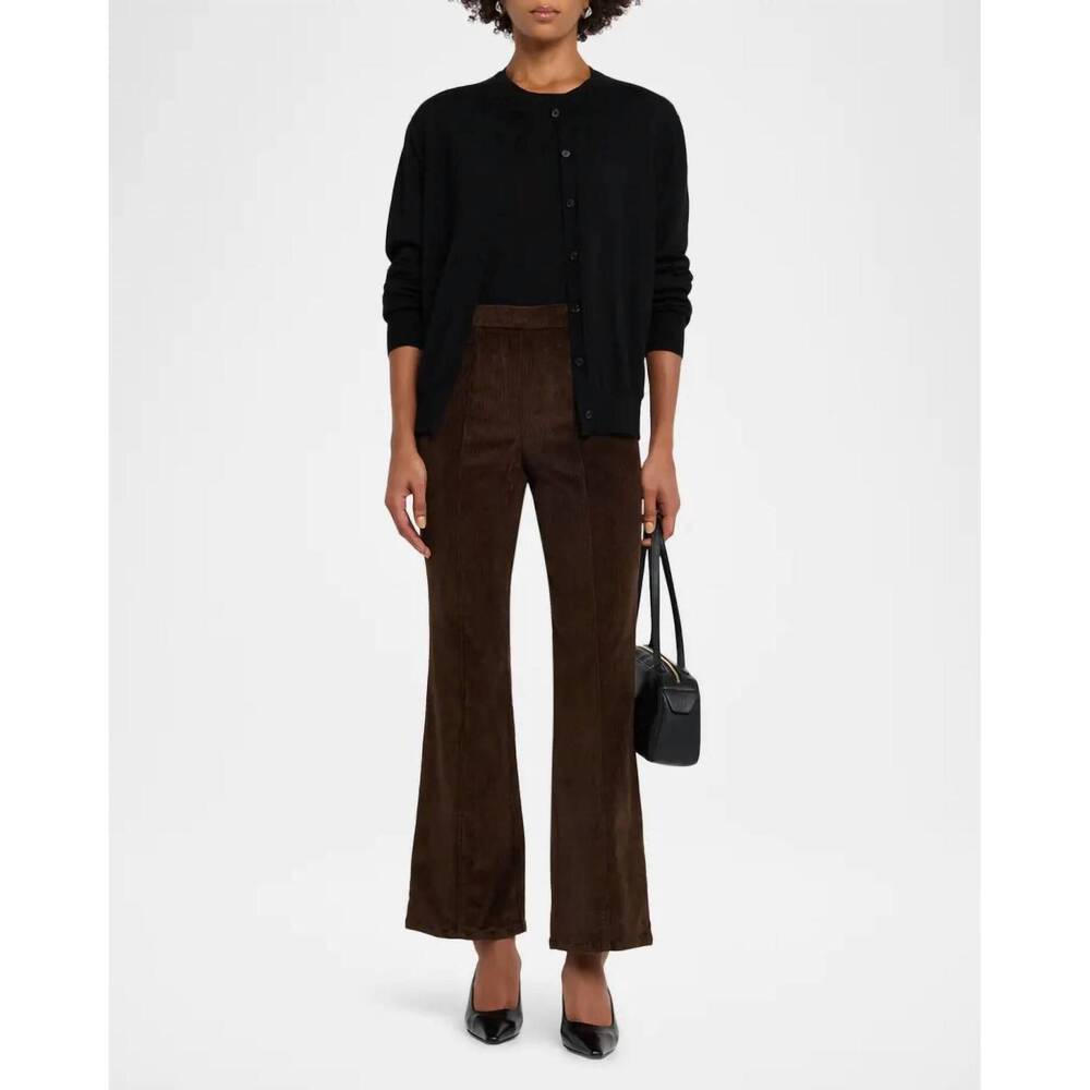 NEW SPRWMN ankle flare pants with princess seams in americano